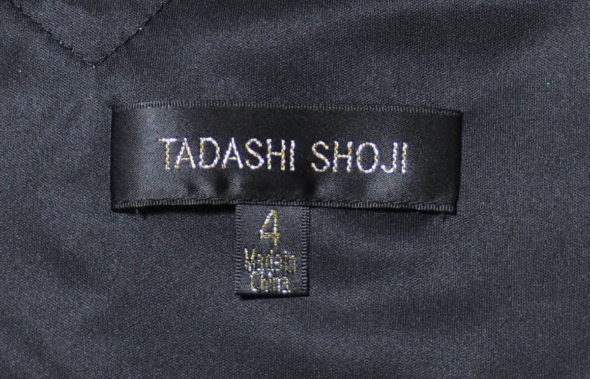 TADASHI SHOJI　タダシショージ　BEIGE & BLACK　ワンピース　「４ 」/ ９号程度