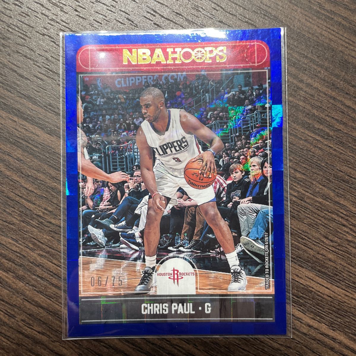 Panini NBAカード　クリスポール　Chris Paul ／75シリ　hoops blue parallel_画像1