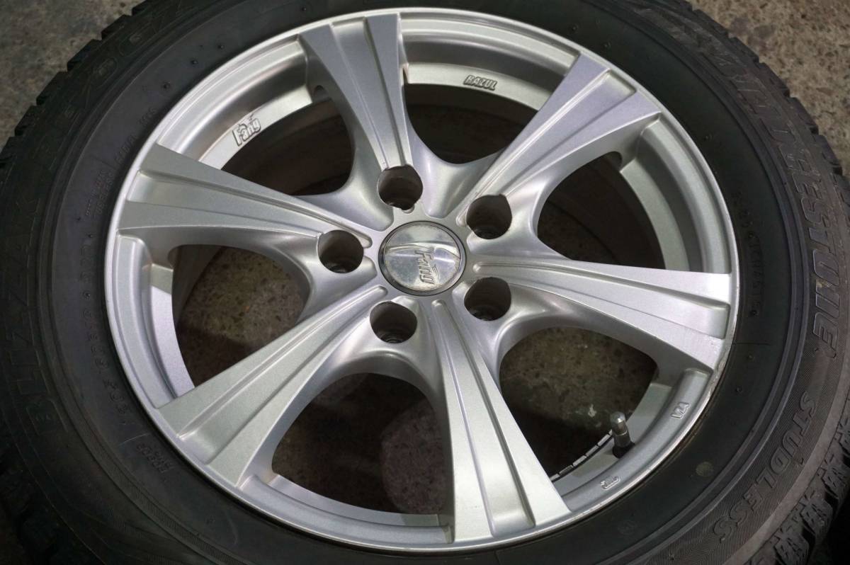 深溝８分～ ブリヂストンREVO GZ 205/60R16 WEDS Fang 6.5J +40 PCD114.3 プリウスα SAI アクセラ MAZDA３ ジューク *665c1_画像7