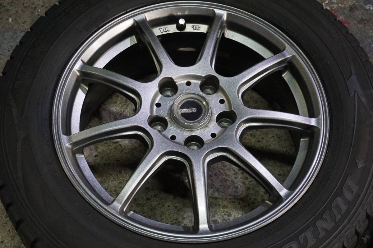 即決2020年製 ダンロップWM02 205/60R16 ガンメタ G.Speed 6.5J +48 PCD114.3 ノア VOXY エスクァイア マツダ３ アクセラ ジェイド *789n_画像7