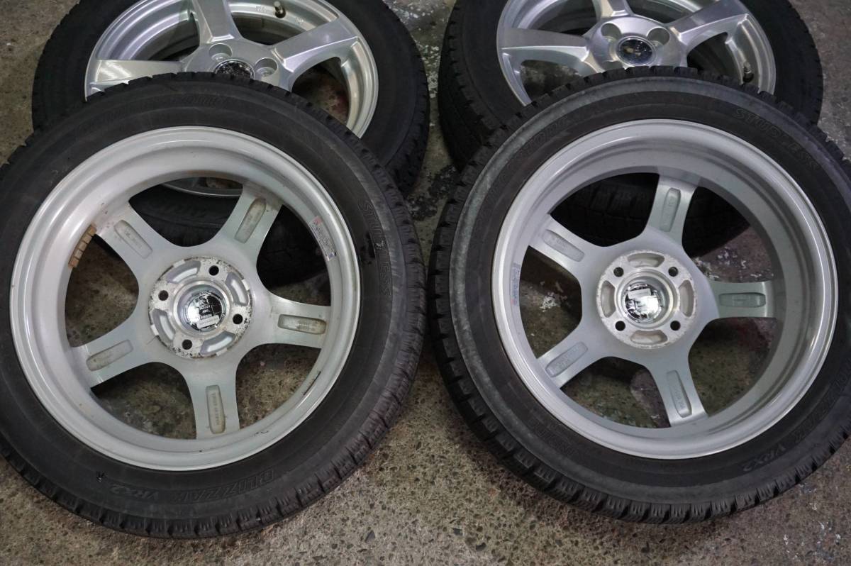 深溝 ブリヂストン ブリザックVRX2 145/65R15 & 175/55R15 CVW01 4J 5J +35 PCD100 三菱 ミツビシ アイ用 *818i_画像8