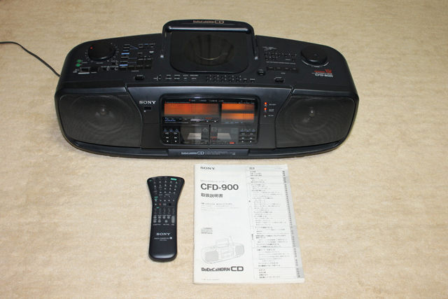 ☆ソニー SONY CFD-900 CDラジカセ ドデカホーン ステレオW ☆ソニー SONY CFD-900 CDラジカセ ドデカホーン ステレオW
