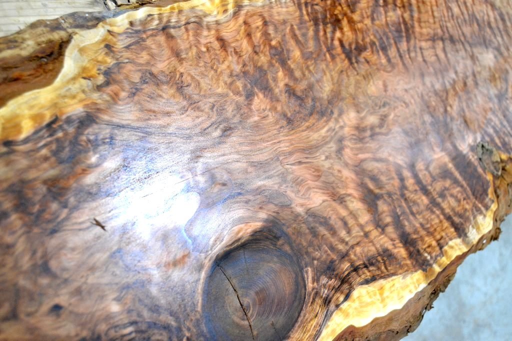 長150*幅-38*厚2.5　杉の木材木工材,一枚板自然木無垢材ＤＩＹ　テーブル天板　スギ　杢　銘木_画像4