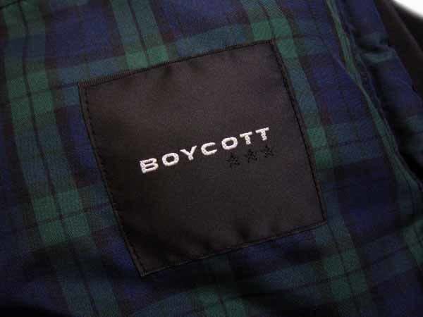 真冬の主役！極美品 BOYCOTT ボイコット 60/40クロス ラクーンファー(毛皮)『極暖』アークテックパーカー ダウンジャケット 黒/4 L程度_画像6