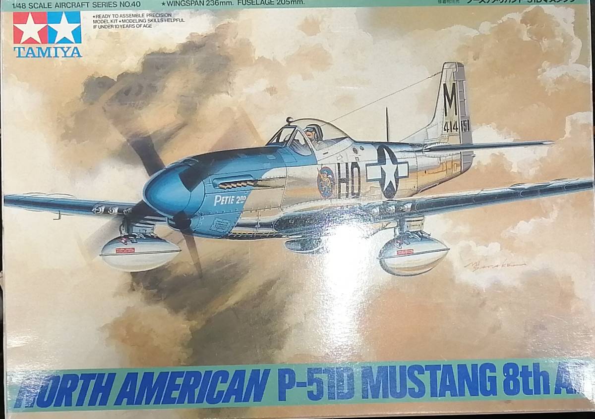 タミヤ　P-51Dマスタング　　8th AF 1/48_画像1