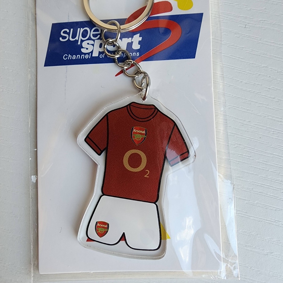 新品　アーセナル　キーリング キーホルダー　Arsenal　サッカー 　キーチェーン サッカー　ユニフォームキーホルダー　2点セット　90s_画像2