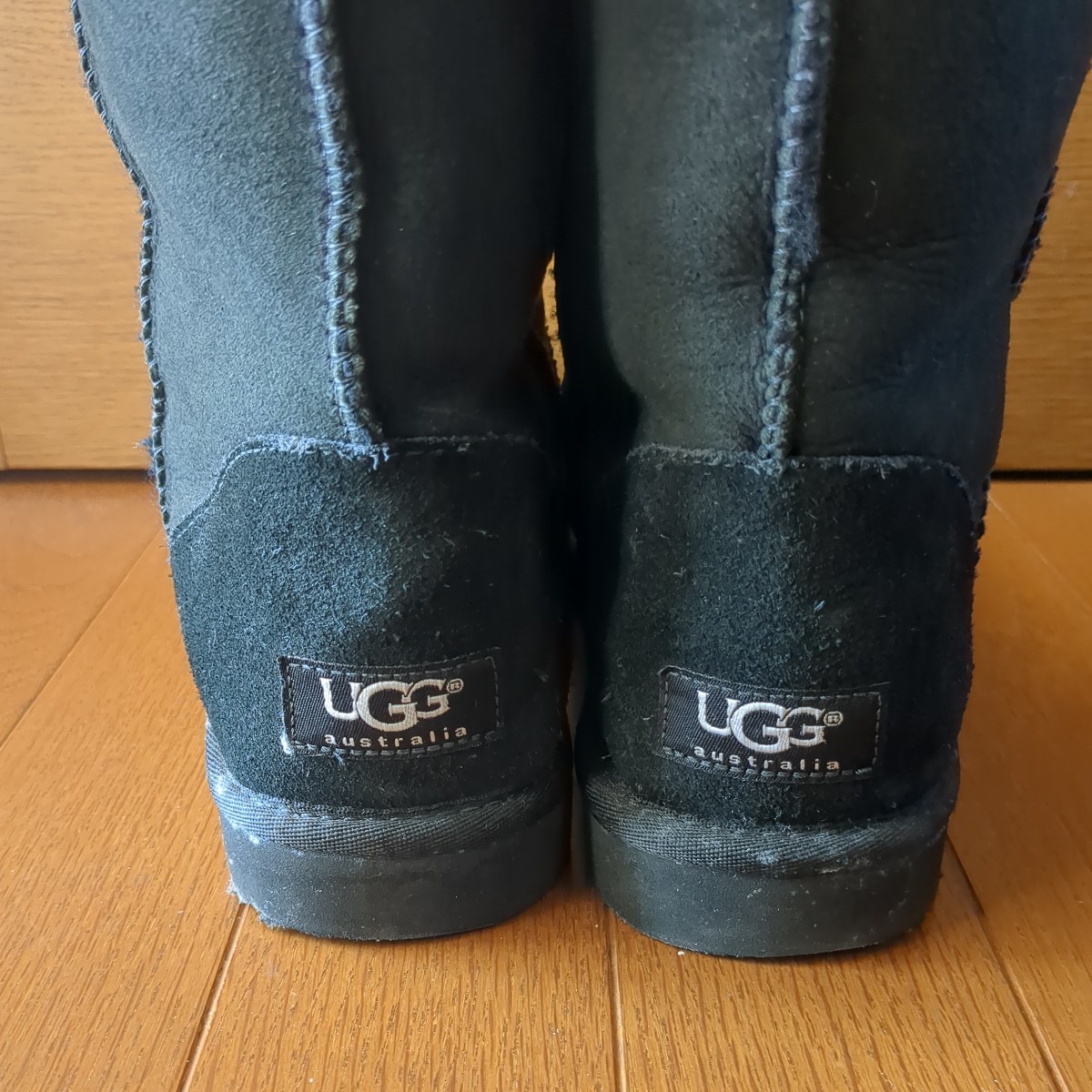 UGG ムートンブーツ　US8 　ブラック 25cm_画像4