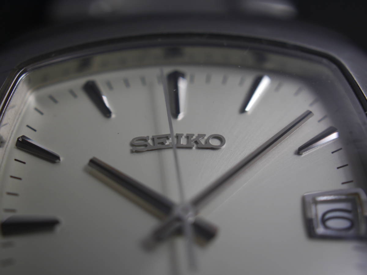 セイコー SEIKO パーペチュアルカレンダー 3針 デイト 純正ベルト 8F32-5000 男性用 メンズ 腕時計 日本製 W379_画像3