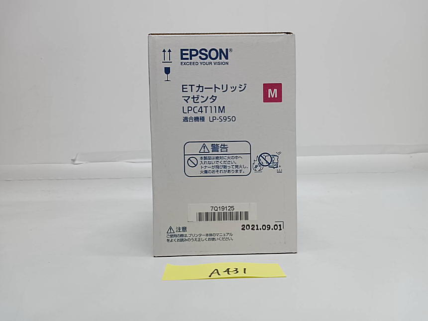 A-431【新品】 エプソン　EPSON　ETカートリッジ　マゼンタ　LPC4T11M　純正_画像2