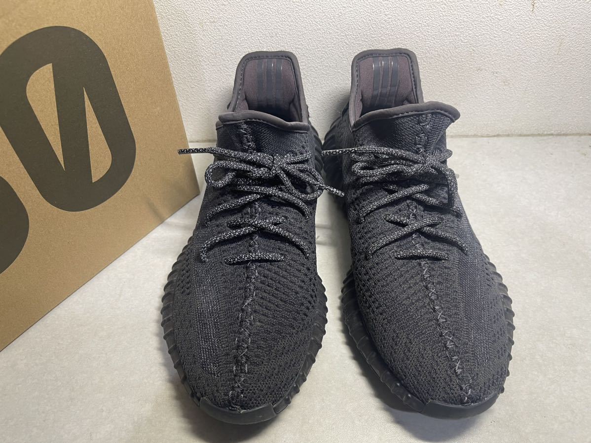 adidas YEEZY BOOST 350 V2 イージーブースト BLACK US10 美品 FU9006_画像2