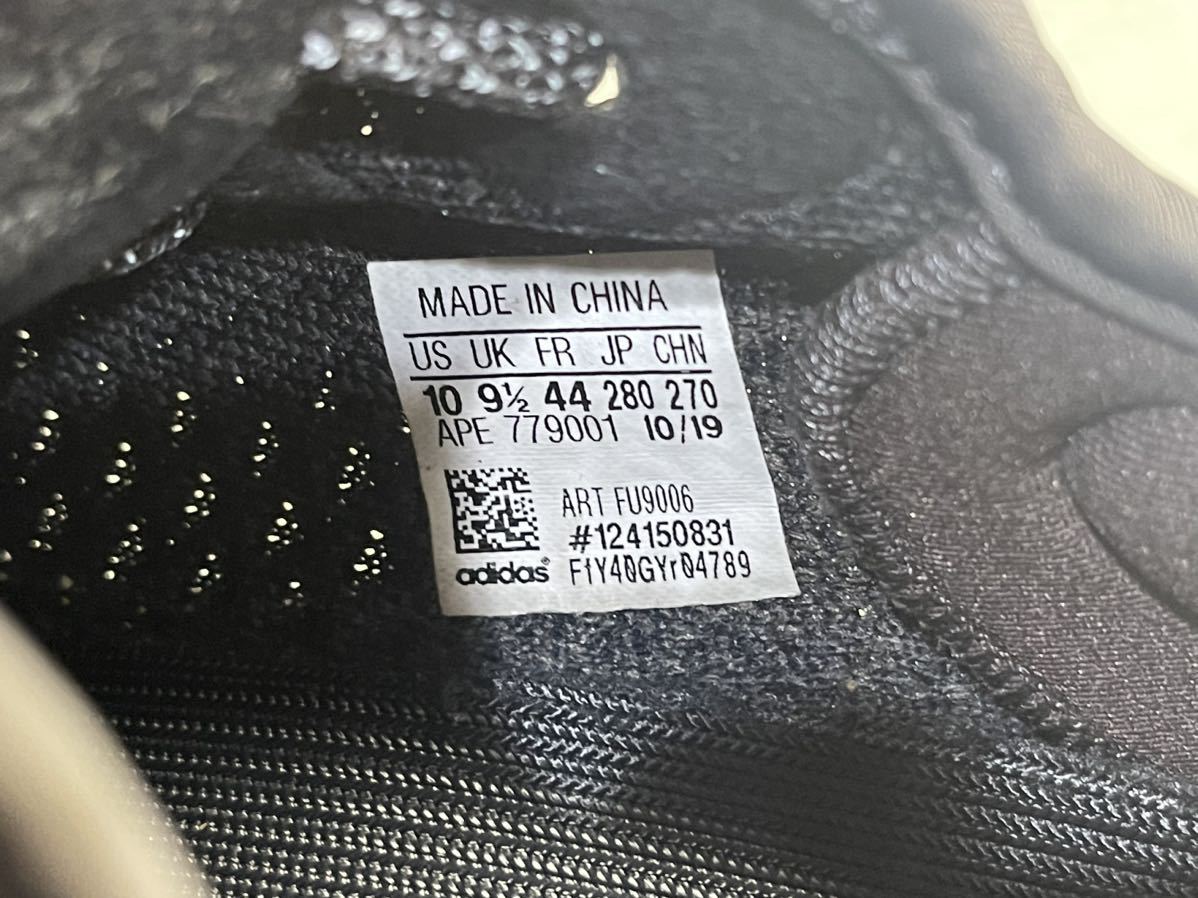 adidas YEEZY BOOST 350 V2 イージーブースト BLACK US10 美品 FU9006_画像6