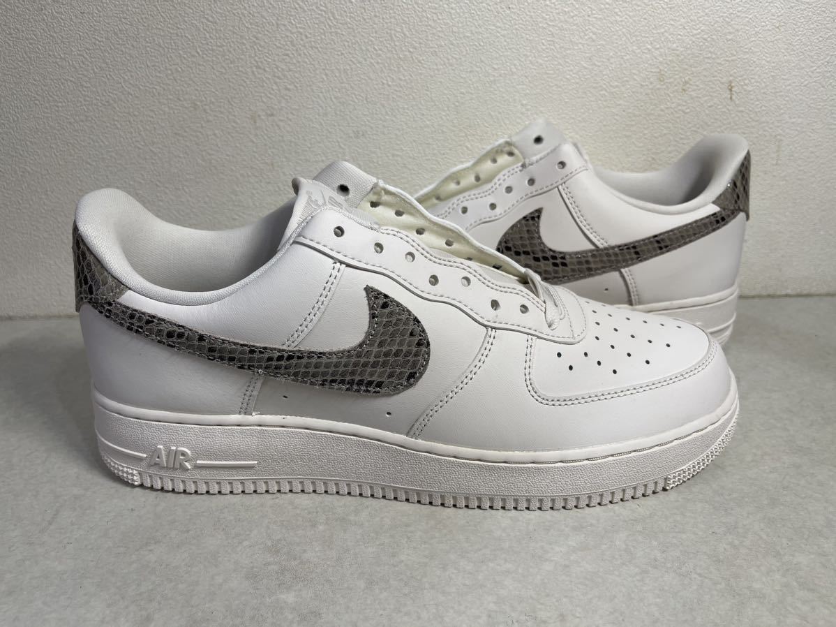 NIKE WMNS AIR FORCE 1 '07 ウィメンズ エア フォース 1 白x蛇スネーク US11.5 未使用 DD8959-002_画像3