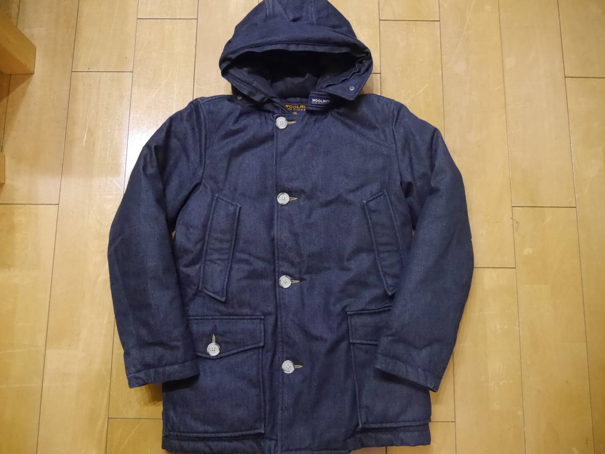 WOOLRICH ウールリッチ ARCTIC PARKA アークティックパーカー デニム XS 美品 _画像1