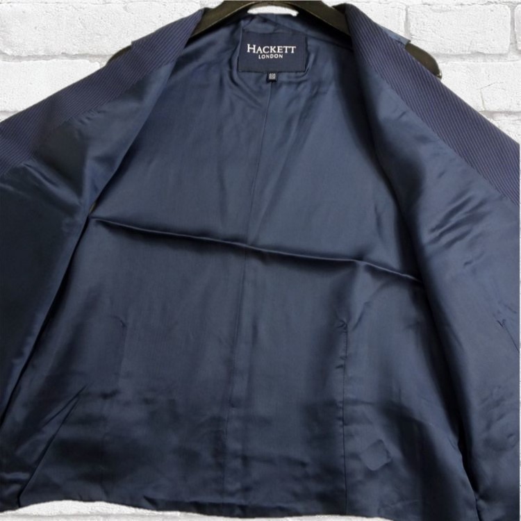 HACKETT LONDON■ハケットロンドン 伊製REDA社 ウール100％ シングルベスト ジレ HM450385 46R■新品_画像2