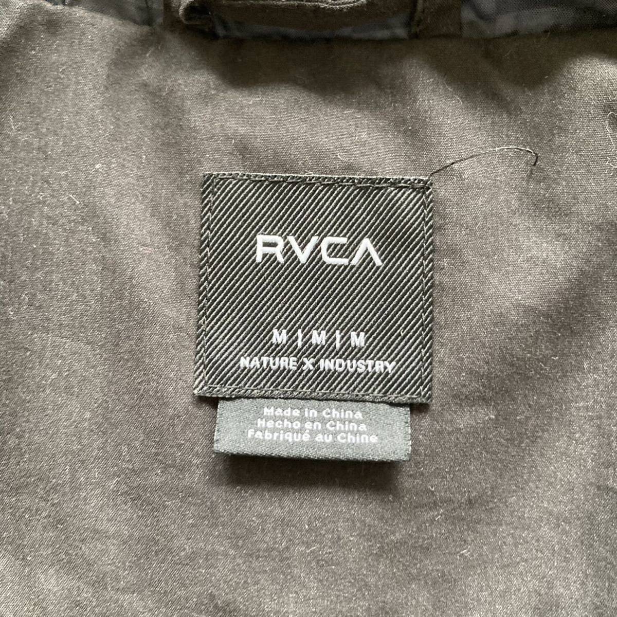 RVCA ルーカ フード ダウンジャケット 背面ロゴ M_画像7