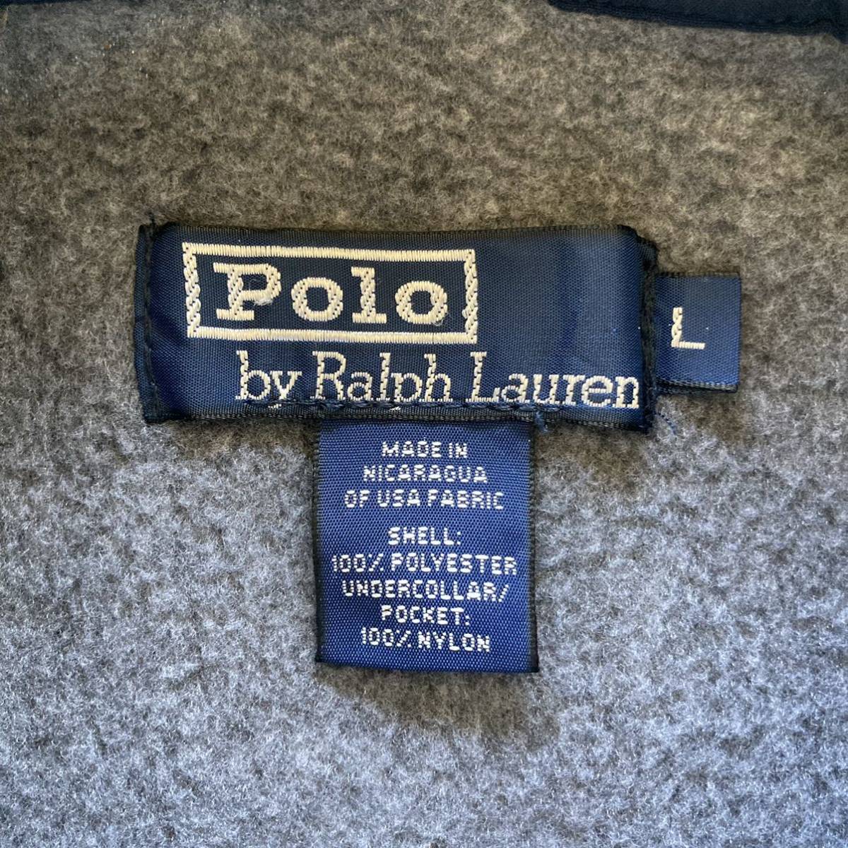 Polo by Ralph Lauren ラルフローレン POLARTEC フリース スイングトップ ジャケット L_画像9