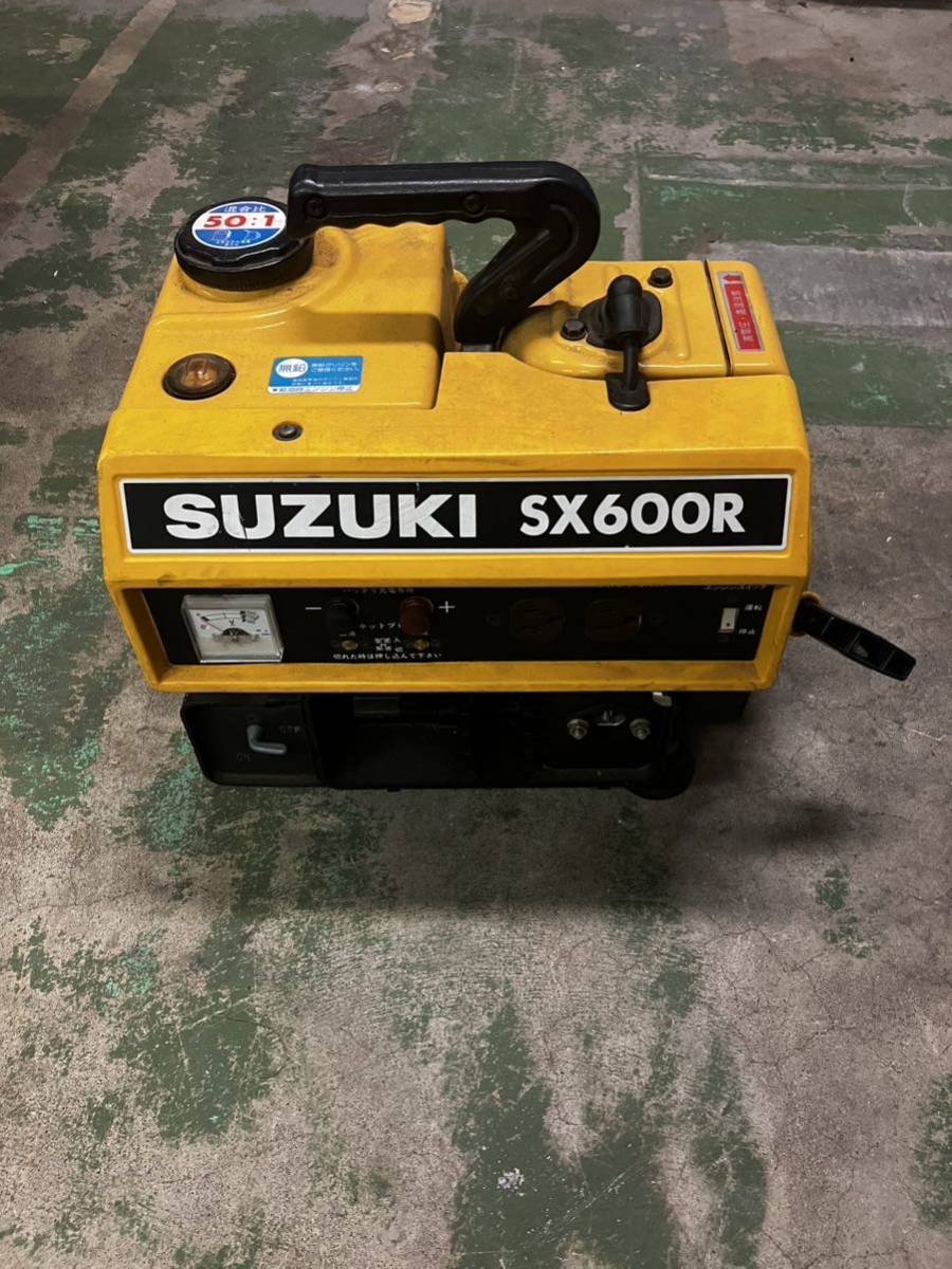 Yahoo!オークション - SUZUKI スズキ 発電機 SX600R ポータブル Yahoo!オークション - SUZUKI スズキ 発電機 SX600R ポータブル