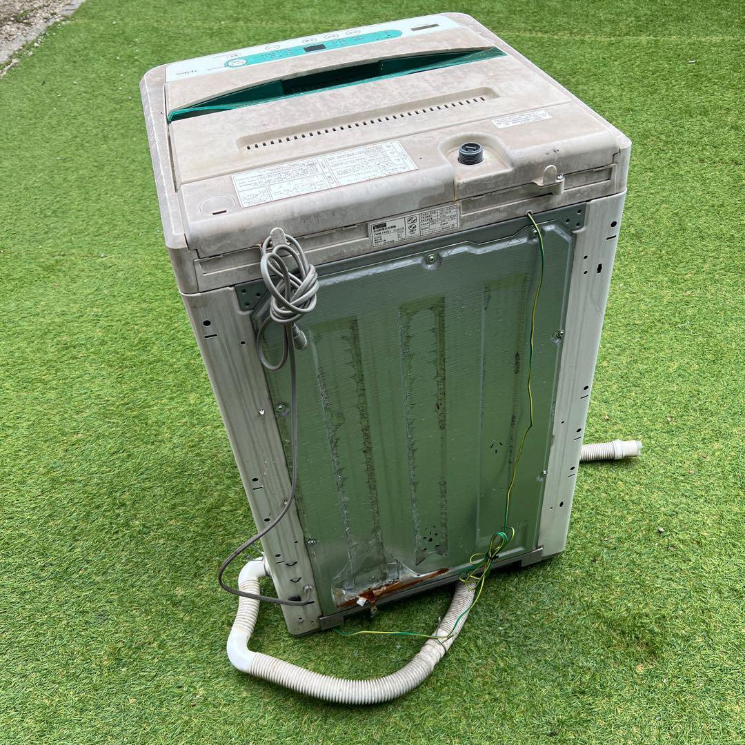 【横浜市磯子区引き渡し】2019年　ヤマダ　YWM-T45G1 洗濯機4.5kg_画像9
