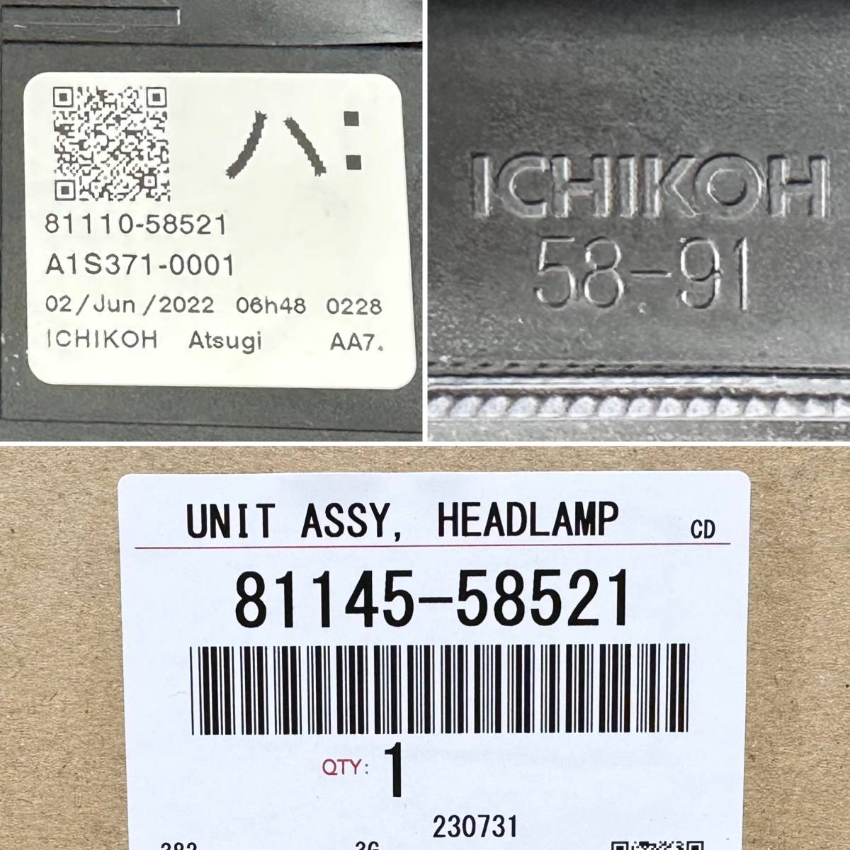 送料込 即決 3眼 アルファード 30系 後期 純正 LED 右 ヘッド 送料込 即決 3眼 アルファード 30系 後期 純正 LED 右 ヘッド