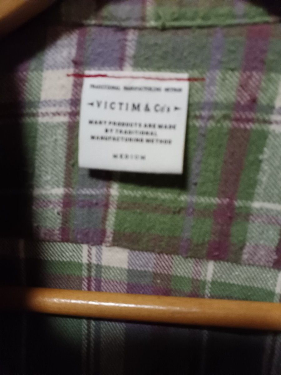 victim ネルシャツ　Mサイズ
