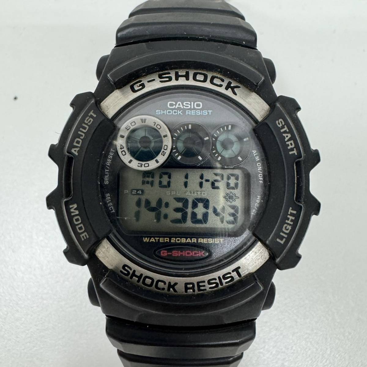 【EB-4850】CASIO G-SHOCK RESIST カシオ Gショック G-2700 腕時計 ブラック 黒 デジタル文字盤 クオーツ QZ メンズ 中古 稼働品_画像1