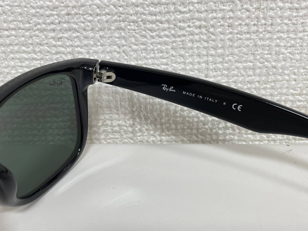 【F-13266】 Ray Ban サングラス RB 4 165-F JUSTIN 601/71 54□17 made in Italy レイバン ジャスティン ケース付き_画像5