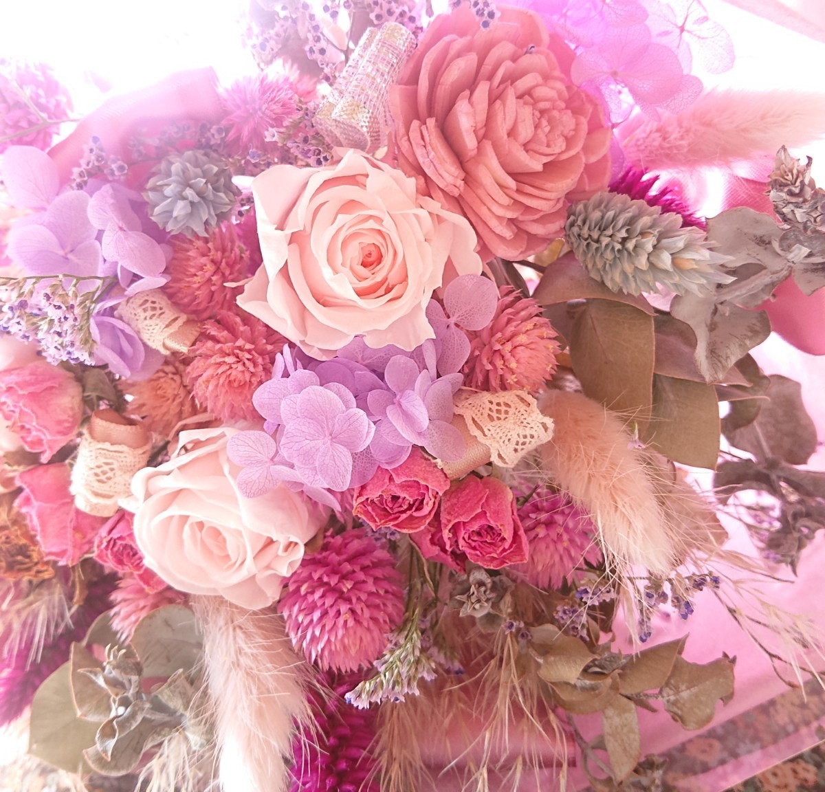 ☆Bouquet de minuit＊薔薇の花束＊プリザーブドフラワー＊ドライフラワー＊感謝sale¥1～☆_画像6