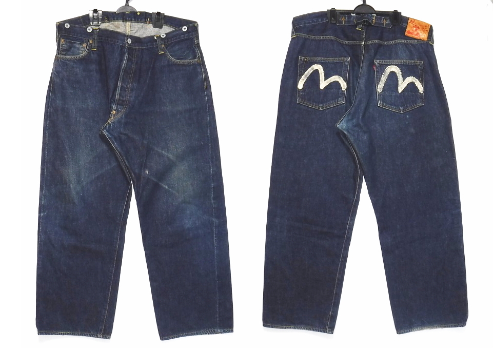 即決 EVISU エヴィス No 2 2506 初期 釣りパッチ SIZE=W40 即決 EVISU エヴィス No 2 2506 初期 釣りパッチ SIZE=W40