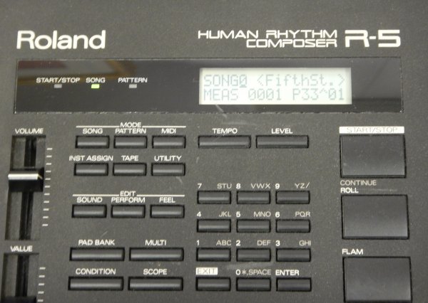 5939 ジャンク☆ Roland HUMAN Rhythm composer R-5 ローランド