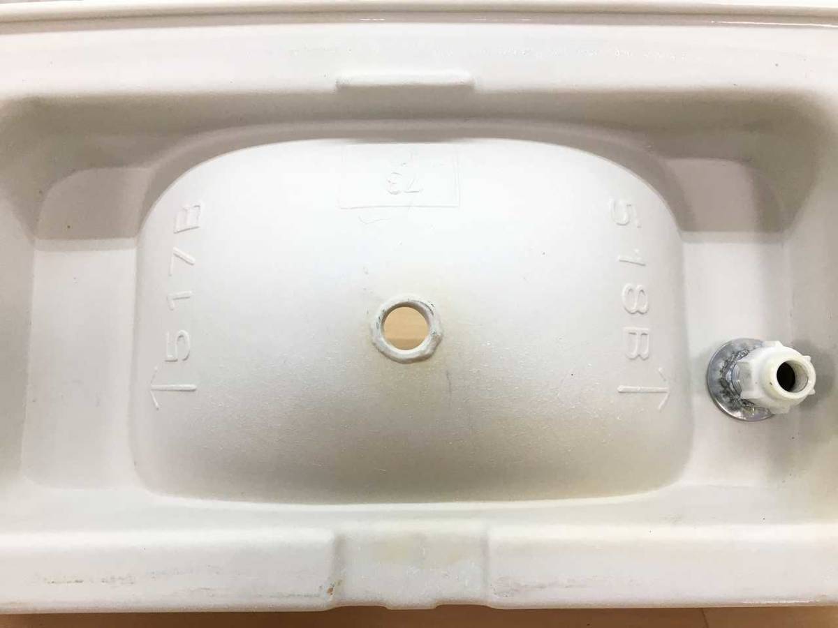【美品】TOTO 洋式 トイレ便器 ロータンクと蓋のセット 「S518B」 #54R(アイボリー) 大阪市内 直接引き取り可 5の画像9