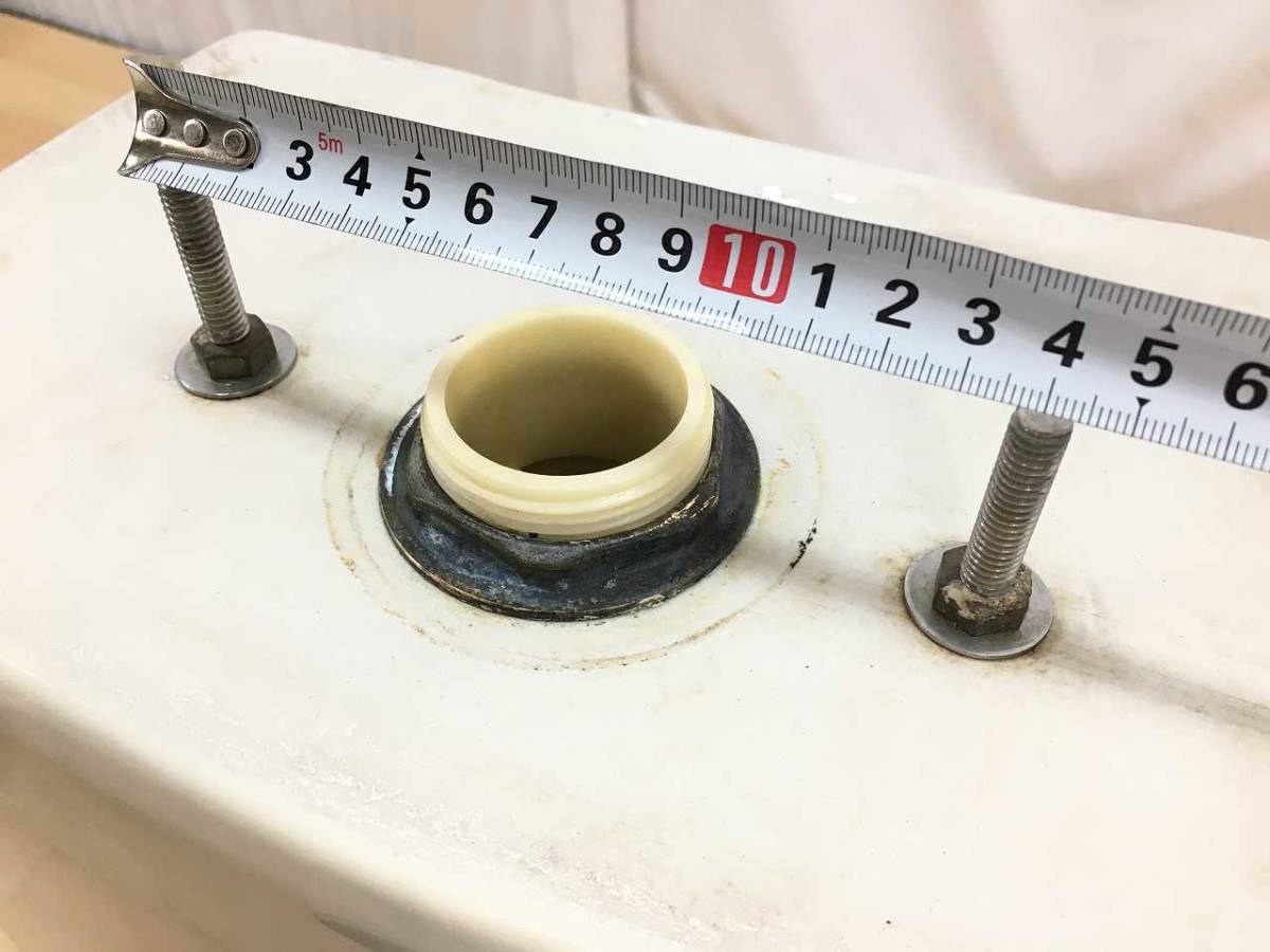 【美品】TOTO 洋式 トイレ便器 ロータンクと蓋のセット 「S518B」 #54R(アイボリー) 大阪市内 直接引き取り可 5の画像10