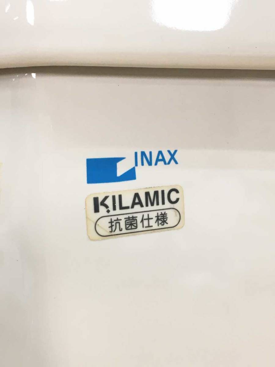 【美品】INAX(イナックス) 洋式トイレ 隅付きタンク 三角タンクと蓋のセット 「T-870」 ロータンク 便器 #BU8(アイボリー)L12 大阪市内_画像5