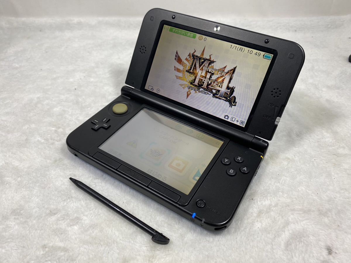 ニンテンドー3DSLL 本体 ブルー/ブラック 任天堂 SPR-001 簡易動作確認済 3DS LL 画面ヤケあり