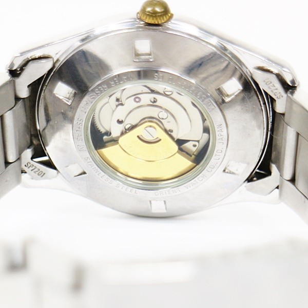 K10S90 腕時計 ORIENT オリエント 597202-70 21石 自動巻き 稼動品 60サイズ_画像4