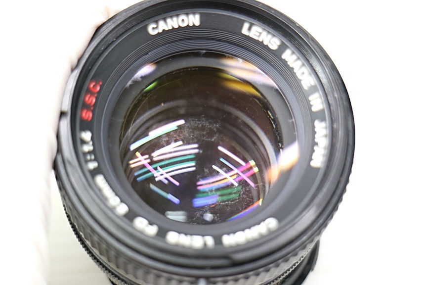 K11s94 CANON AE-1 50mm F1.4 S.S.C カメラ レンズ 動作未確認 60サイズ _画像10