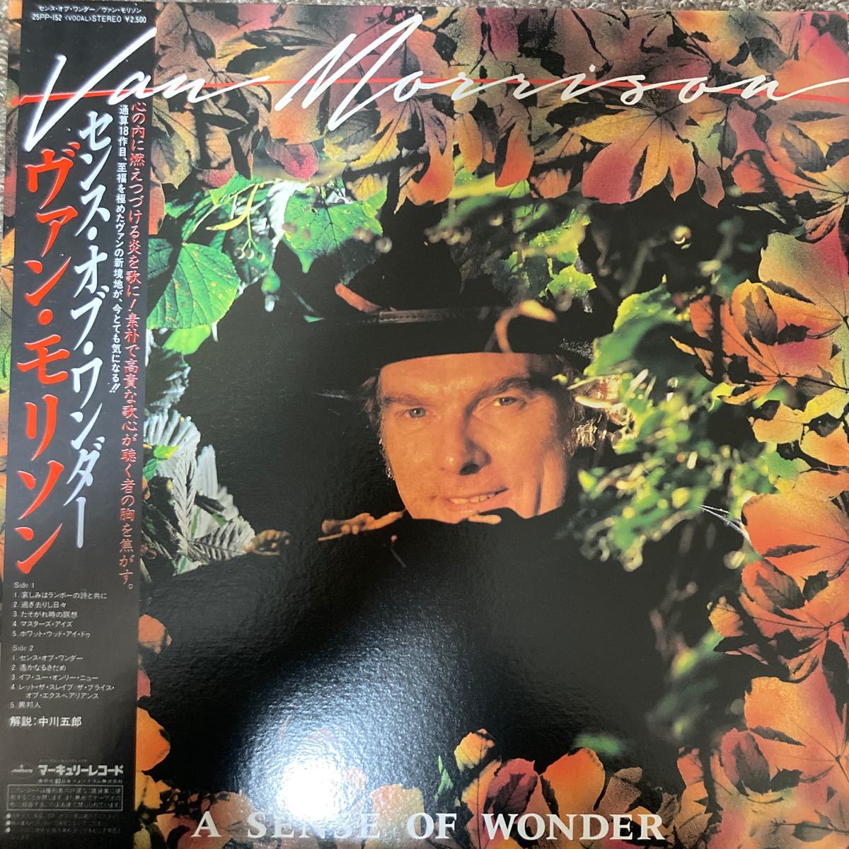 【厳選LP】 帯付 美品 センス・オブ・ワンダー/ヴァン・モリソン A SENSE OF WONDER VAN MORRISON 25PP-152_画像1