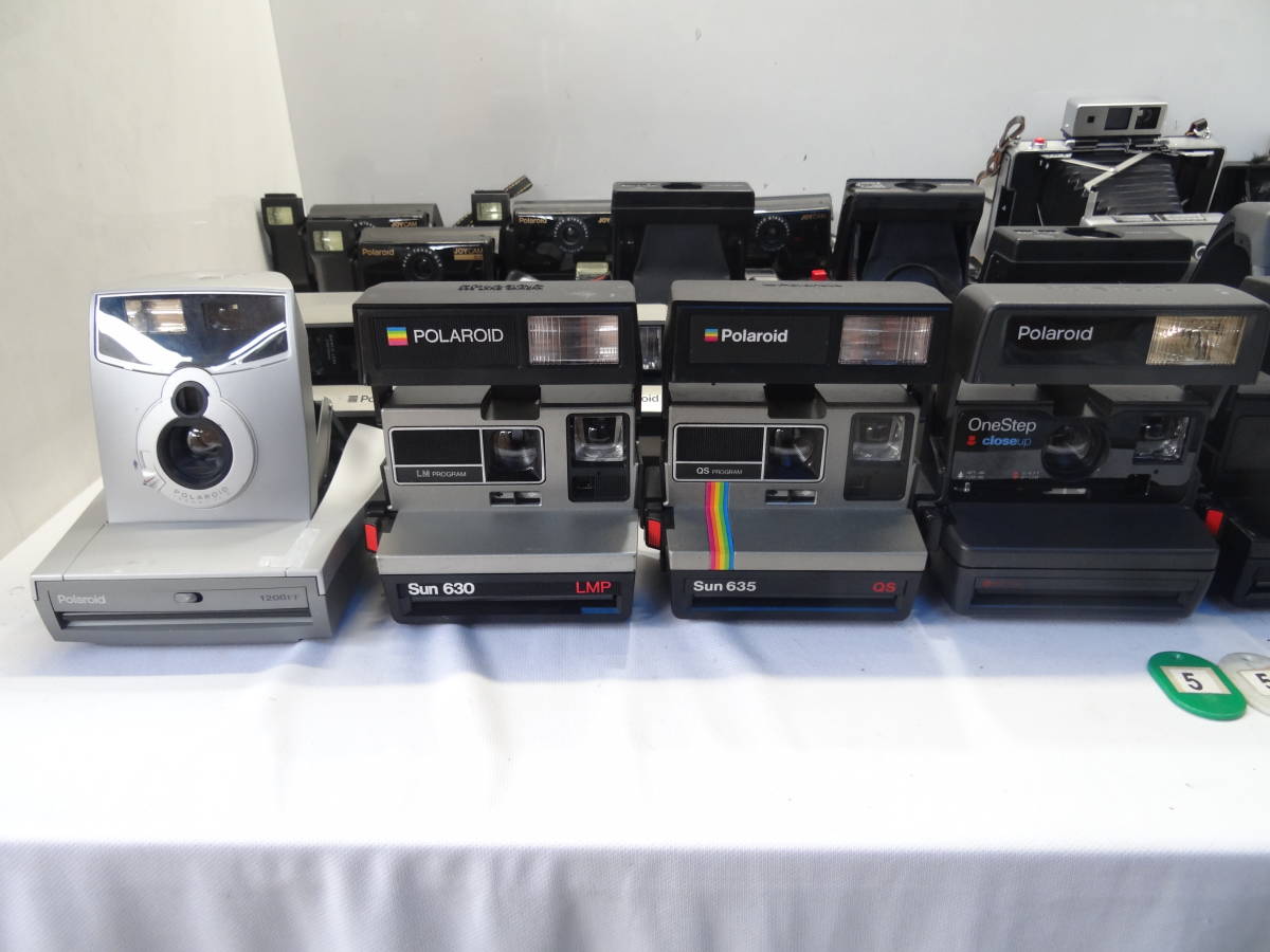 Z553E Polaroid 23台 Polaroid 1200FF/Sun630LMP 箱付き/Sun635QS/Onestepclauseup/640 大量 ジャンク まとめ売り　_画像7
