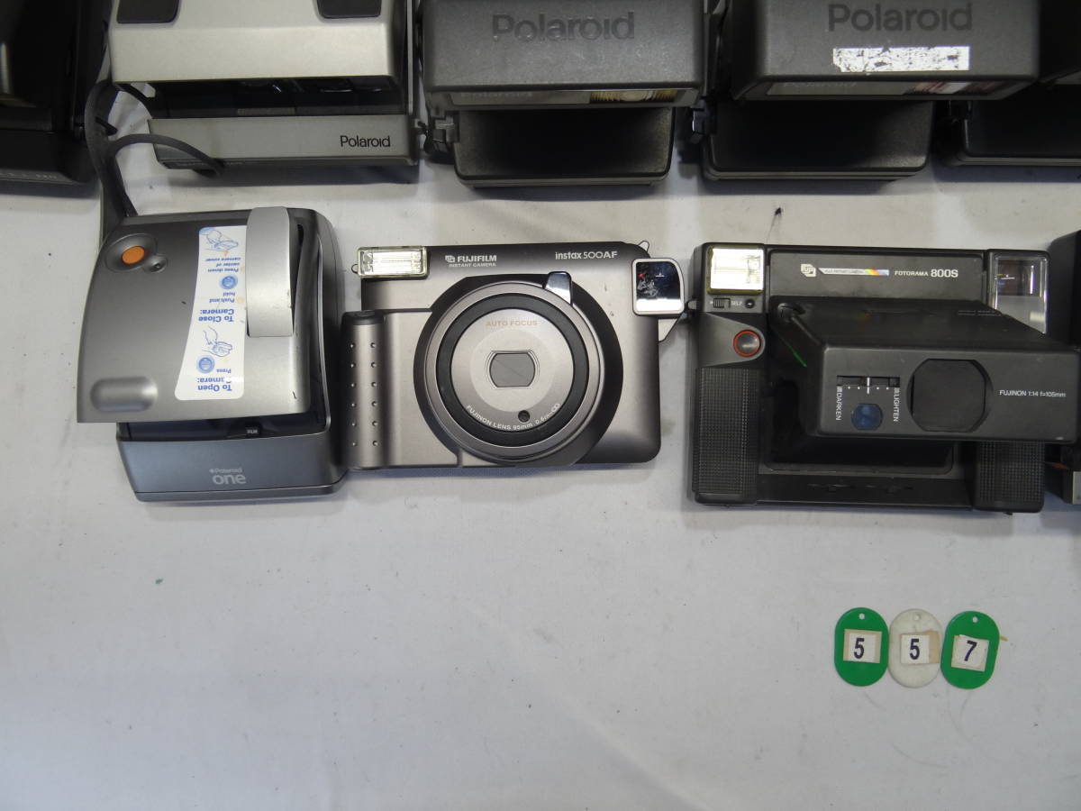Z557E 大量 Polaroid19台 instax500AF/フォトラマ800S/PolaroidOne/supercolor635/Sun635QS 他 ジャンク まとめ売り　_画像7