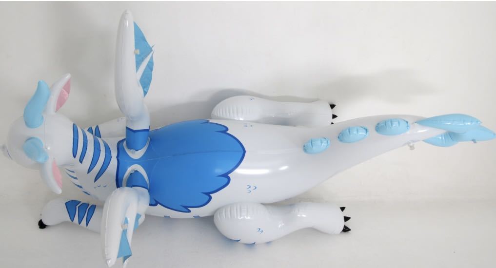  Dragon white small gloss equipped float air vinyl manner boat swim ring rare new product not yet sale in Japan Inflatable World made 