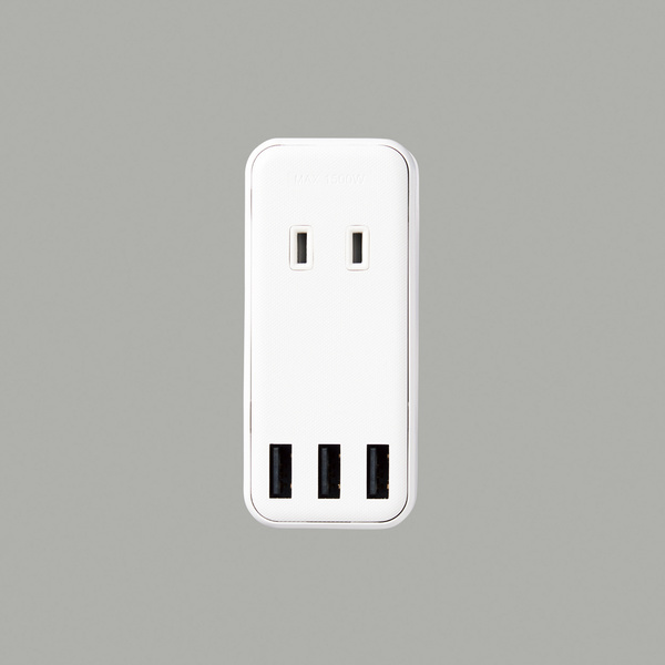  мобильный USB ответвление прямой разница .( ширина разница .) модель AC ответвление ×2 выход +USB-A×3 порт установка : MOT-U08-23WH