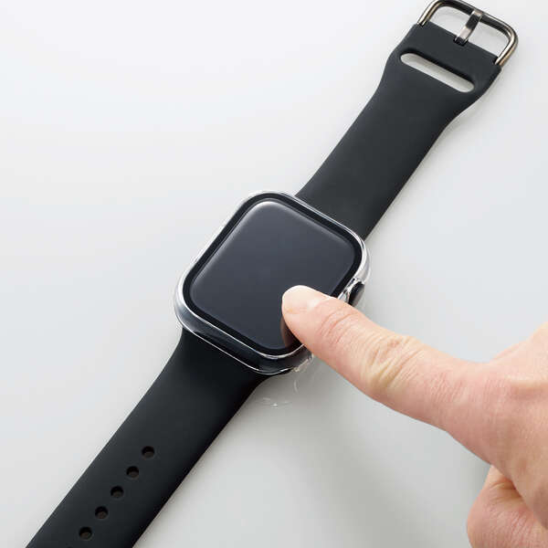 Apple Watch 8/7 45mm для полный покрытие кейс premium стекло / керамика пальто модель жидкокристаллический часть и боковая сторона часть . защита!: AW-21AFCGCCR