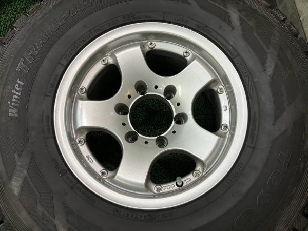  Land Cruiser 70 Prado TOYO winter Tranpath S1 31×10.5R15 LT aluminium wheel attaching set 4ps.@6H/7J ET10/139.7 studless 