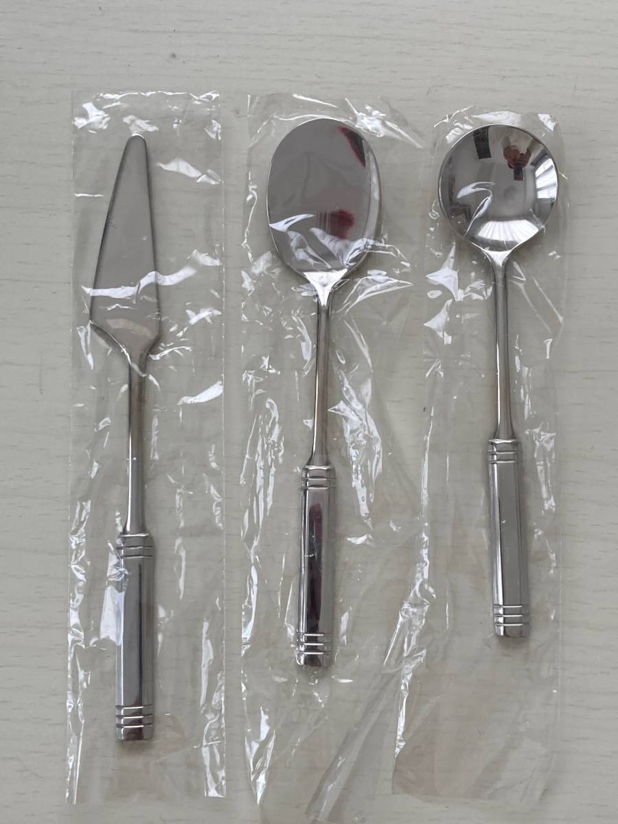  Marcia n18-10 stainless steel cutlery 3 point set okura ndo