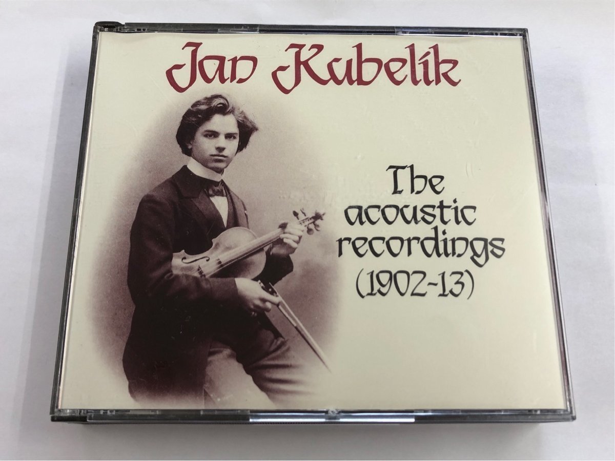 ☆ヤン・クベリーク Jan Kubelik The acoustic recordings 1902-13 Biddulph LAB 033-34 2CD_ヤン・クベリーク