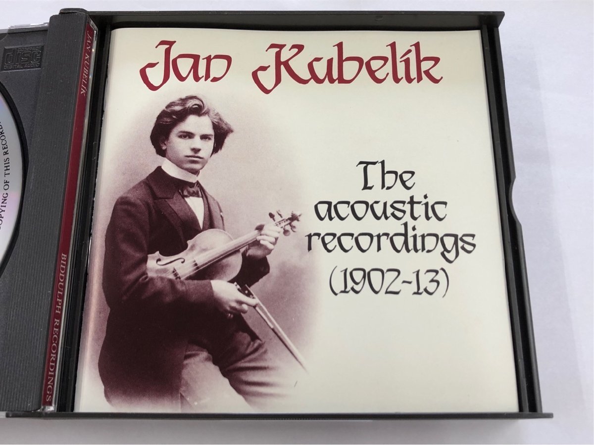 ☆ヤン・クベリーク Jan Kubelik The acoustic recordings 1902-13 Biddulph LAB 033-34 2CD_画像3