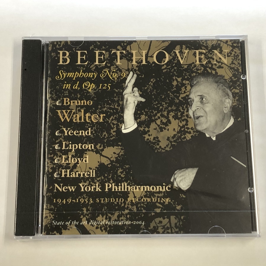 ワルター ニューヨークフィル ベートーヴェン 交響曲第9番ニ短調Op.125 M&A CD 1155 未開封 CD_画像1
