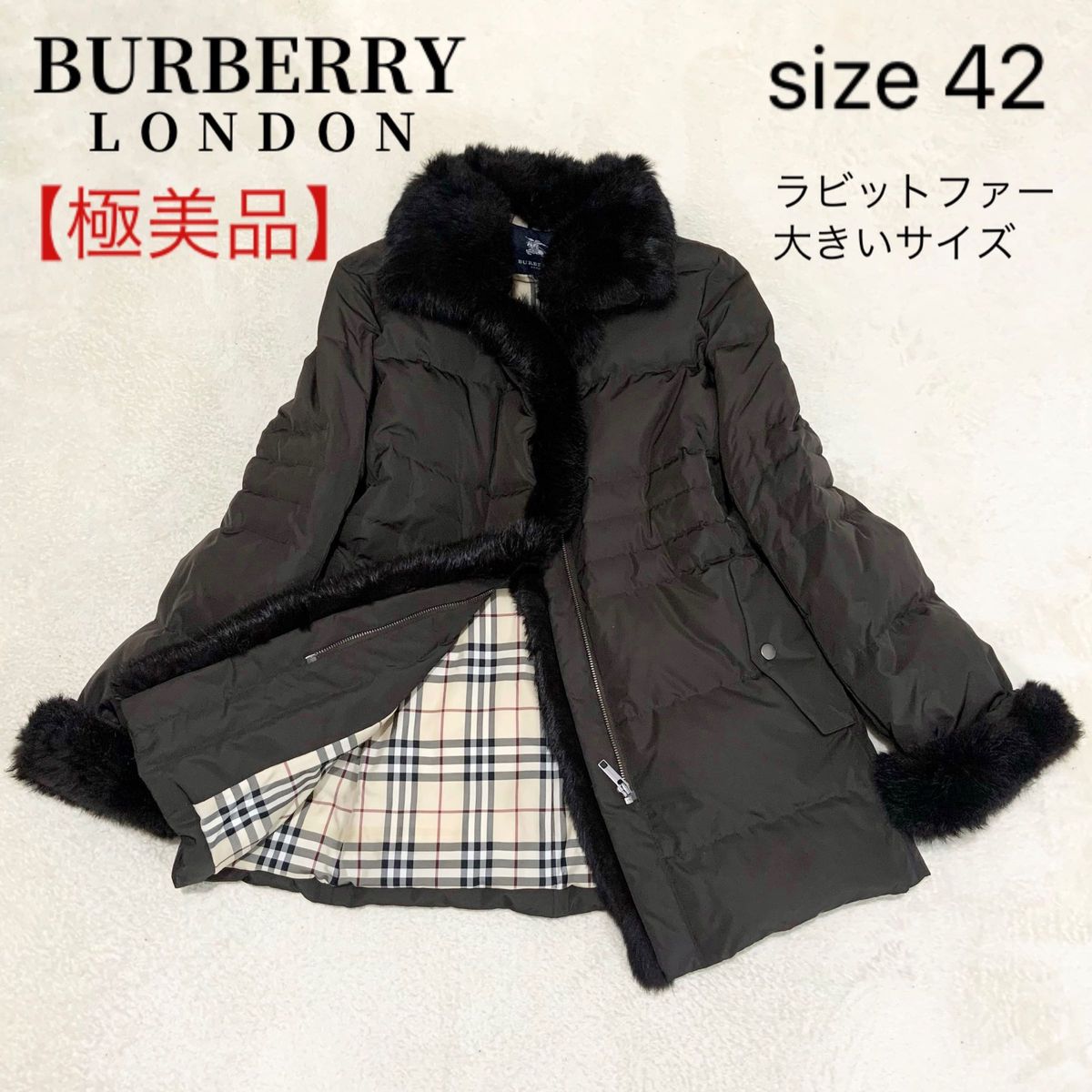 送料無料直送 【極美品】BURBERRY LONDON バーバリーロンドン ダウン