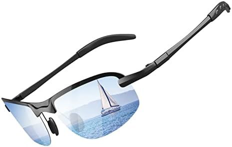 売れ筋がひ新作！ 偏光スポーツサングラス UV400 紫外線カット Sunglasses 変色調光偏光グラス 昼夜兼用 超軽量メタル その他
