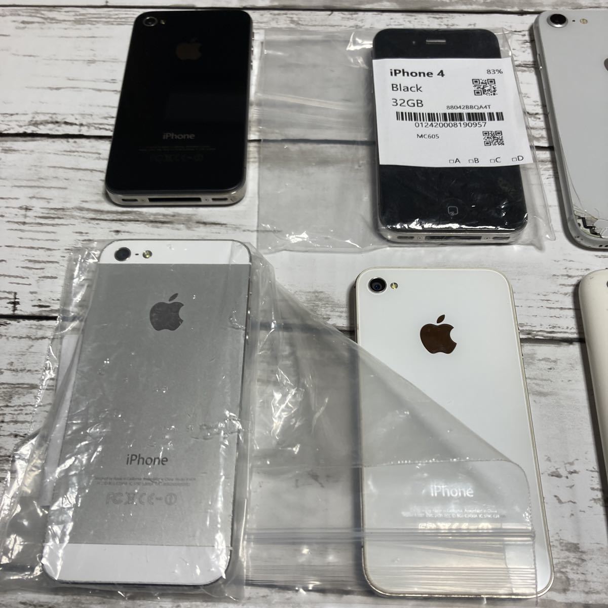 iPhone4 iPhone4s iPhone5 iPhoneSE iPhone8 iPhone3GS 16GB 32GB 64GB ジャンク品　セット8台　Apple SIMフリー　SIMロックあり_画像3