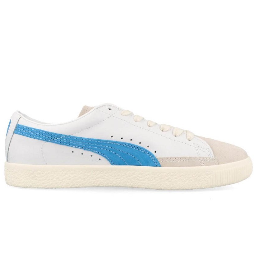  Puma 23.5. basket Vintage regular price 13200 jpy white light blue BASKET VTG leather sneakers 